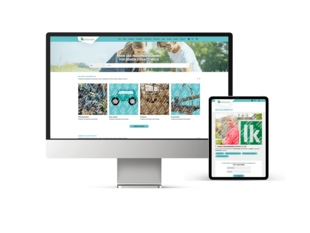 Screen Mock Up LWK NOE Bibliothek am iMac und am iPad