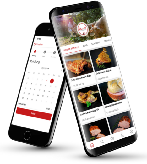 Screen Mock Up Click & Collect App by SIWA