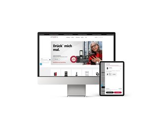 Screenansicht Emporia Website Apple iMac und iPhone