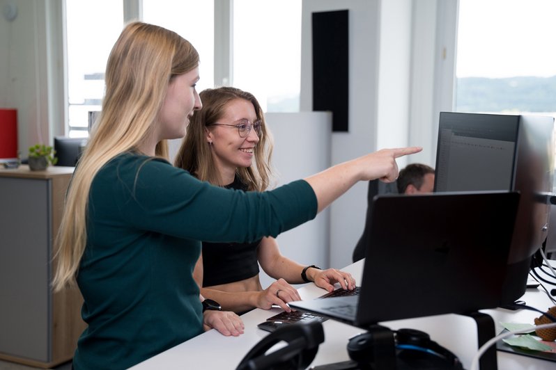 SIWA Entwicklerinnen bei der Arbeit