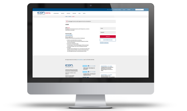 Mockup ICON Website