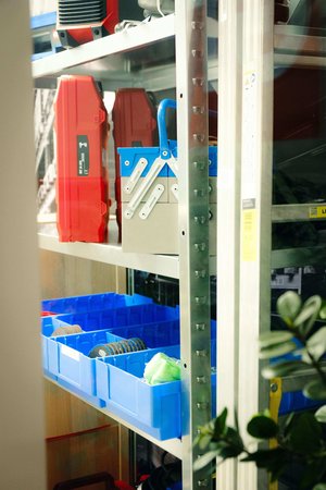Werkzeug in Container