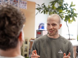 SIWA Mitarbeitende im Gespräch