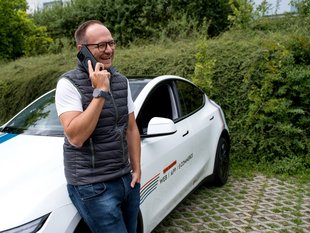 Tesla als Dienstauto bei SIWA Online GmbH