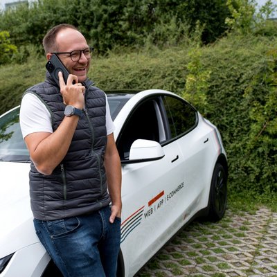 Tesla als Dienstauto bei SIWA Online GmbH