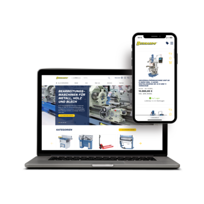 Screen MockUp Bernardo Onlineshop