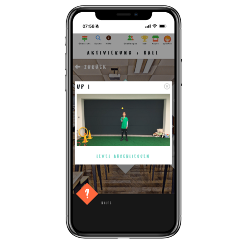 Mock Up Smartphone sport-attack 