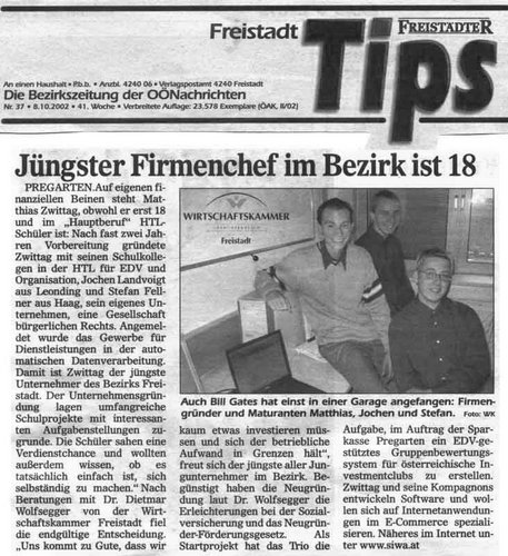 Tips Artikel über SIWA